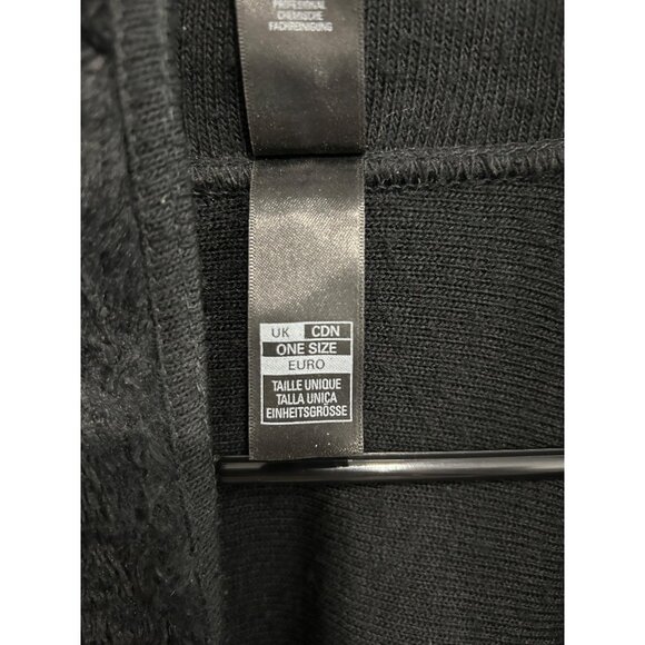 Marks and Spencer St. Michael Shawl Collar Black Wrap Poncho Coat OSFM - Picture 6 of 9